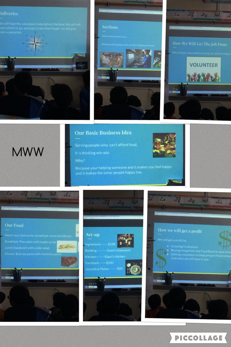 When given the opportunity to create a business, they decided to change the world.So proud of these young learners.