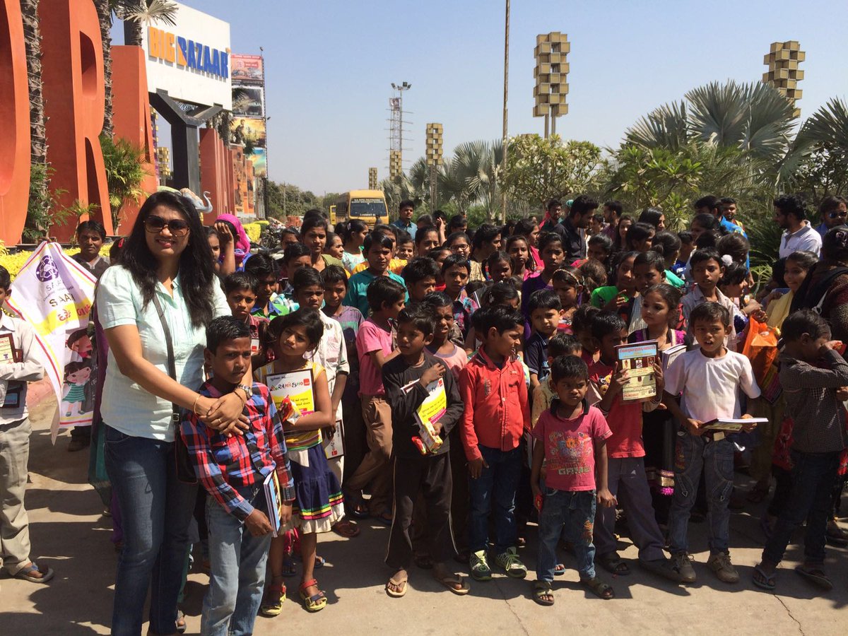 Special screening of #PolamPol held yesterday for the underprivileged kids at #Ahmedabad