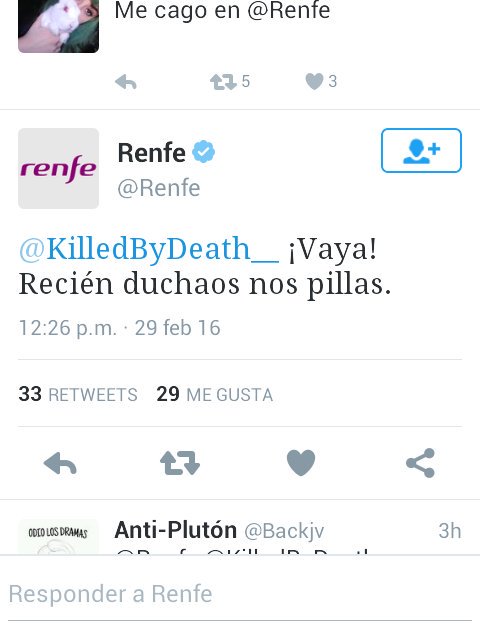 proudbicorn's tweet photo. Soy fan de quien lleve la cuenta de @Renfe https://t.co/rnXUmwQyp4