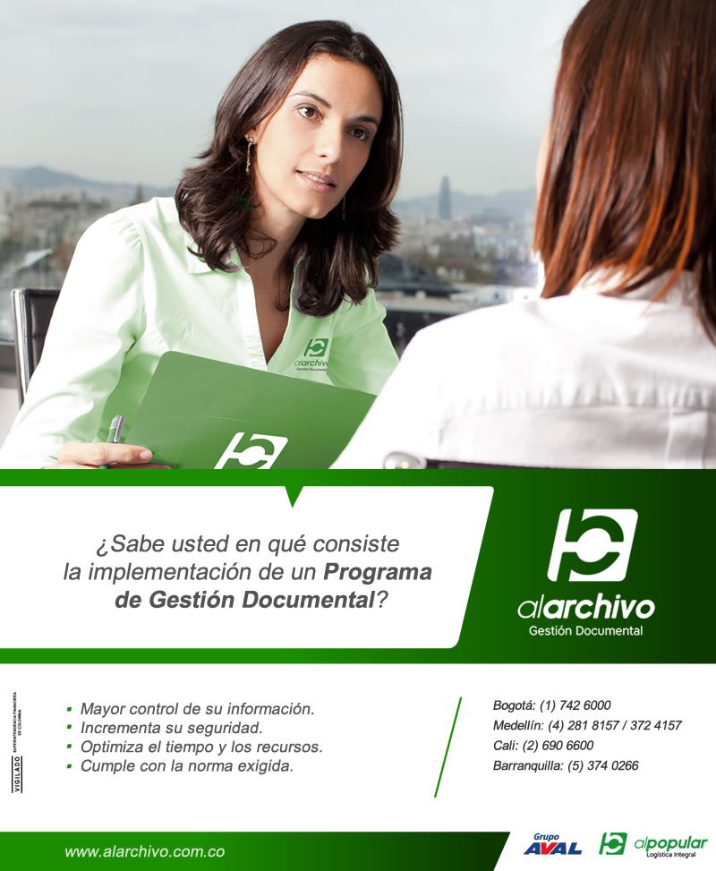 Alarchivo's tweet photo. ¿Su compañía ya implementó un Programa de Gestión Documental? #Alarchivo lo asesora en todo momento https://t.co/xAXFIrhxD9