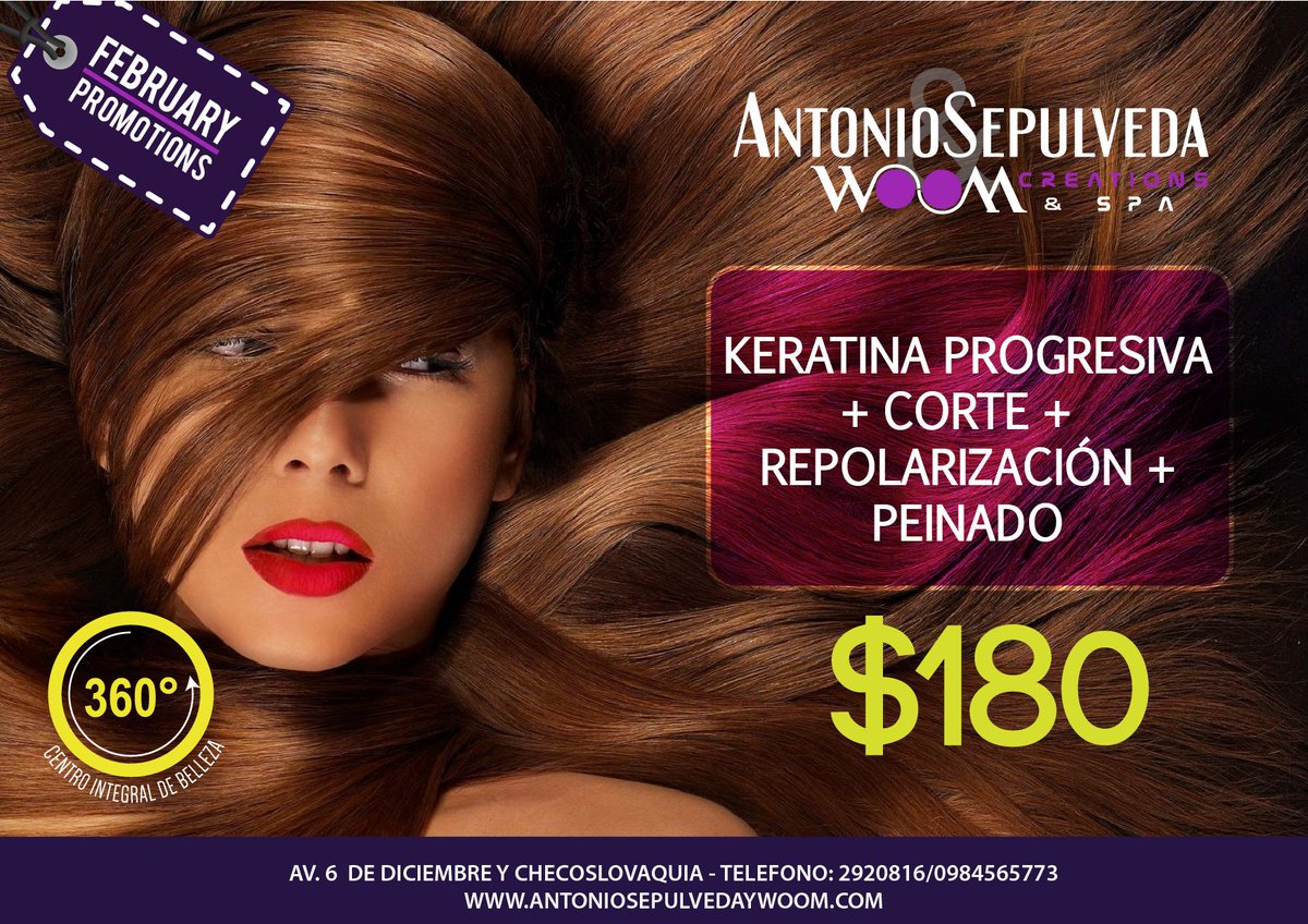 Este mes la Keratina progresiva trae increíbles promociones para mantenimiento y cuidado de tu cabello #Woom