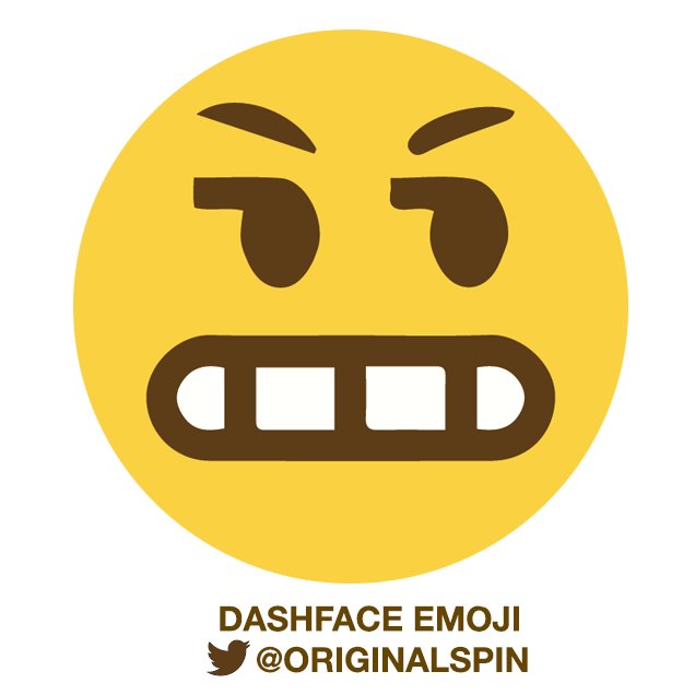 originalspin's tweet photo. My hot-graphic-design take on the VERY NEEDED @chrissyteigen #DashFace emoji @REALStaceyDash. Make it so! @jenny8lee https://t.co/GIE9vEw7yb