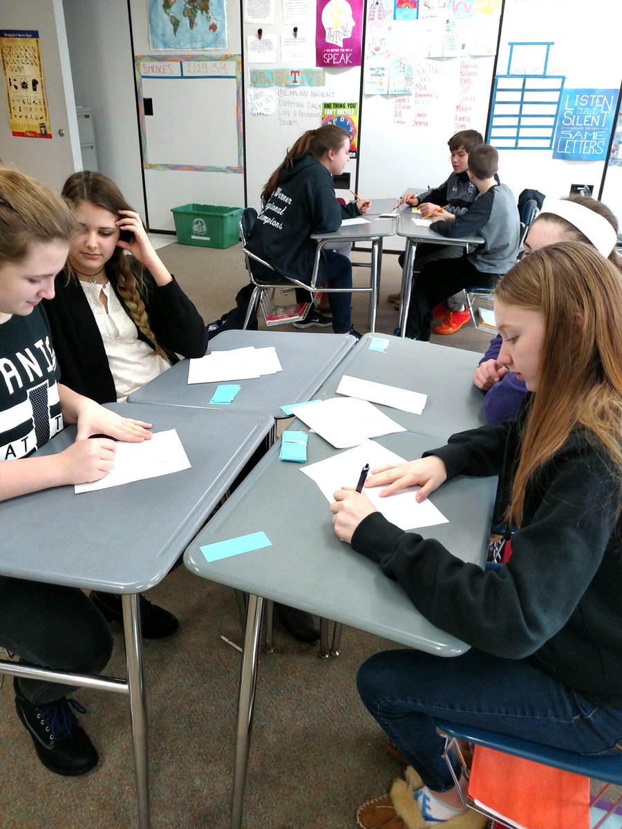 MrsDownNMS's tweet photo. Playing pictionary to review Egyptian vocabulary #7Procks #7PurpleSS @MrsHolickerNMS https://t.co/tO8w6H0CRN