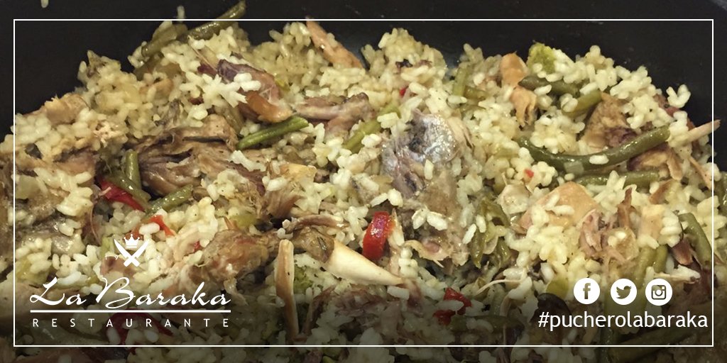 LaBarakaRest's tweet photo. Un imprescindible en nuestra cocina: Arroz con verduras y perdiz
#labaraka  #cartalabaraka #arrozconperdiz https://t.co/VPxC2b2QzU