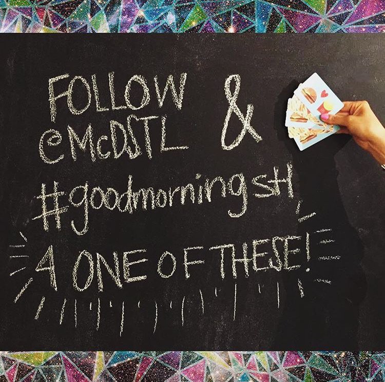 GoodMorningSTL's tweet photo. Today's the day, we're moving! Send us a tweet @McDSTL w/ #Goodmorningstl &amp; you could win one of these gift cards! https://t.co/aqlv5En2lO
