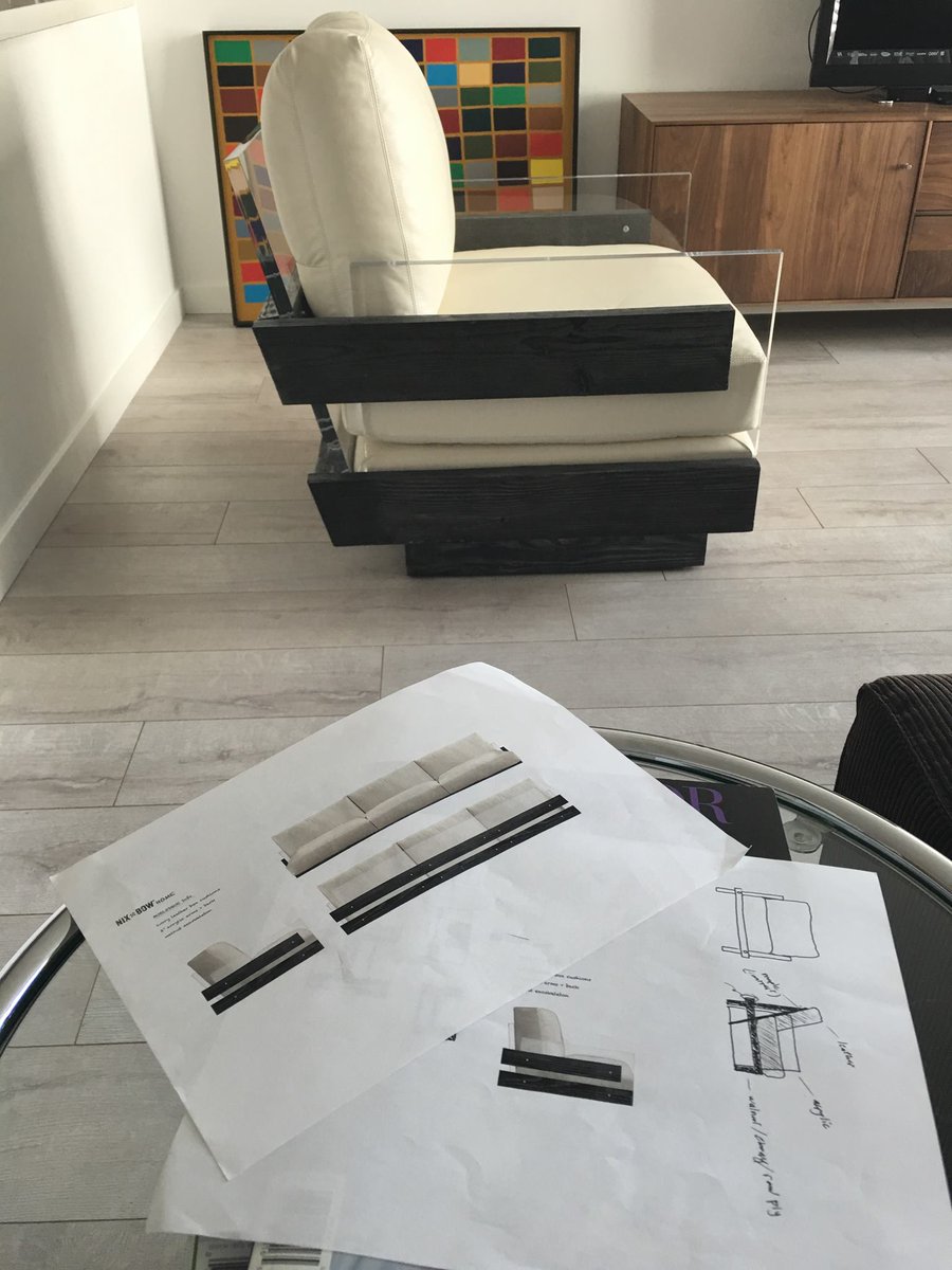 NIXandBOW's tweet photo. It's really happening! The 1st design from the NIX+BOW's new furniture collection! This is "Burlesque." Coming soon! https://t.co/O92mCb9boY