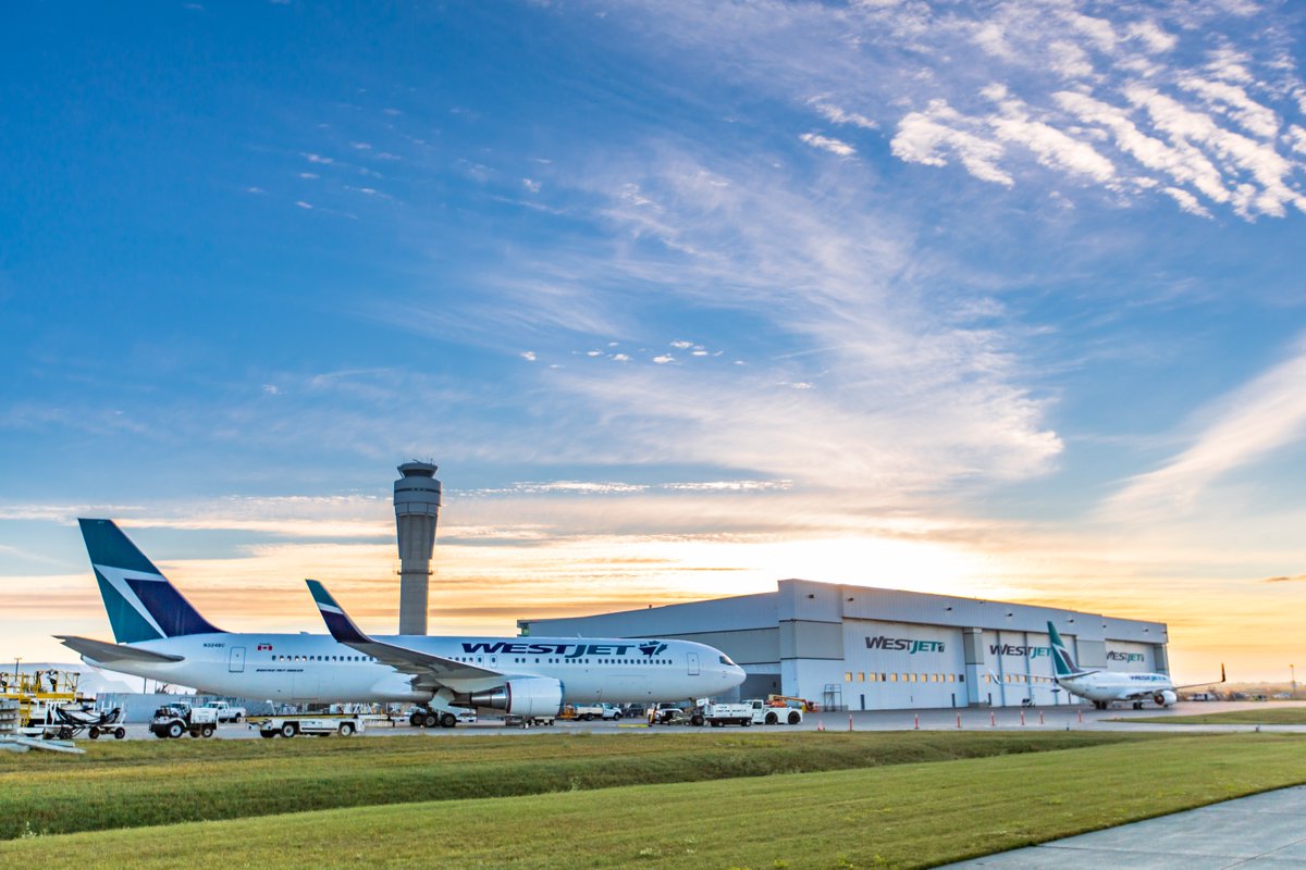 FlyYYC's tweet photo. Happy 20th birthday, @WestJet! Thank you for being a great partner #WestJet20 #YYC https://t.co/Q5RpmEHArO