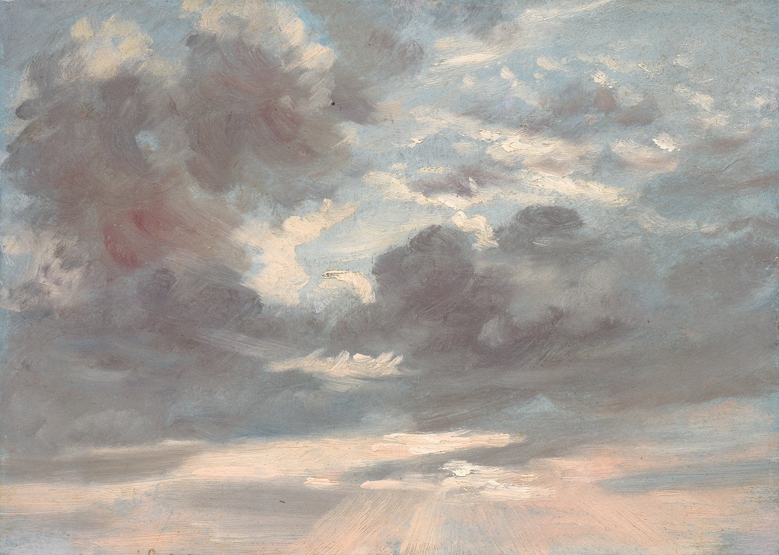 Landscape with clouds over the plain. Sketch, 1822, 57×47 cm by John  Constable: History, Analysis & Facts | Arthive