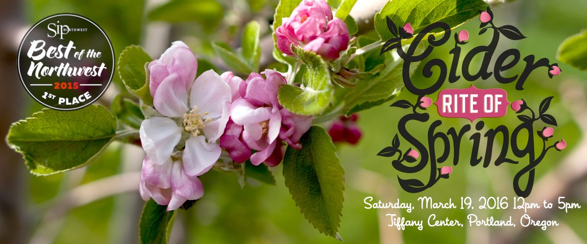 2016 <a href="/nwcider/">Northwest Cider</a> Cider Rite of Spring returns on Sat March 19 to Portland's Tiffany Center. brewpublic.com/craft-cider/ci…