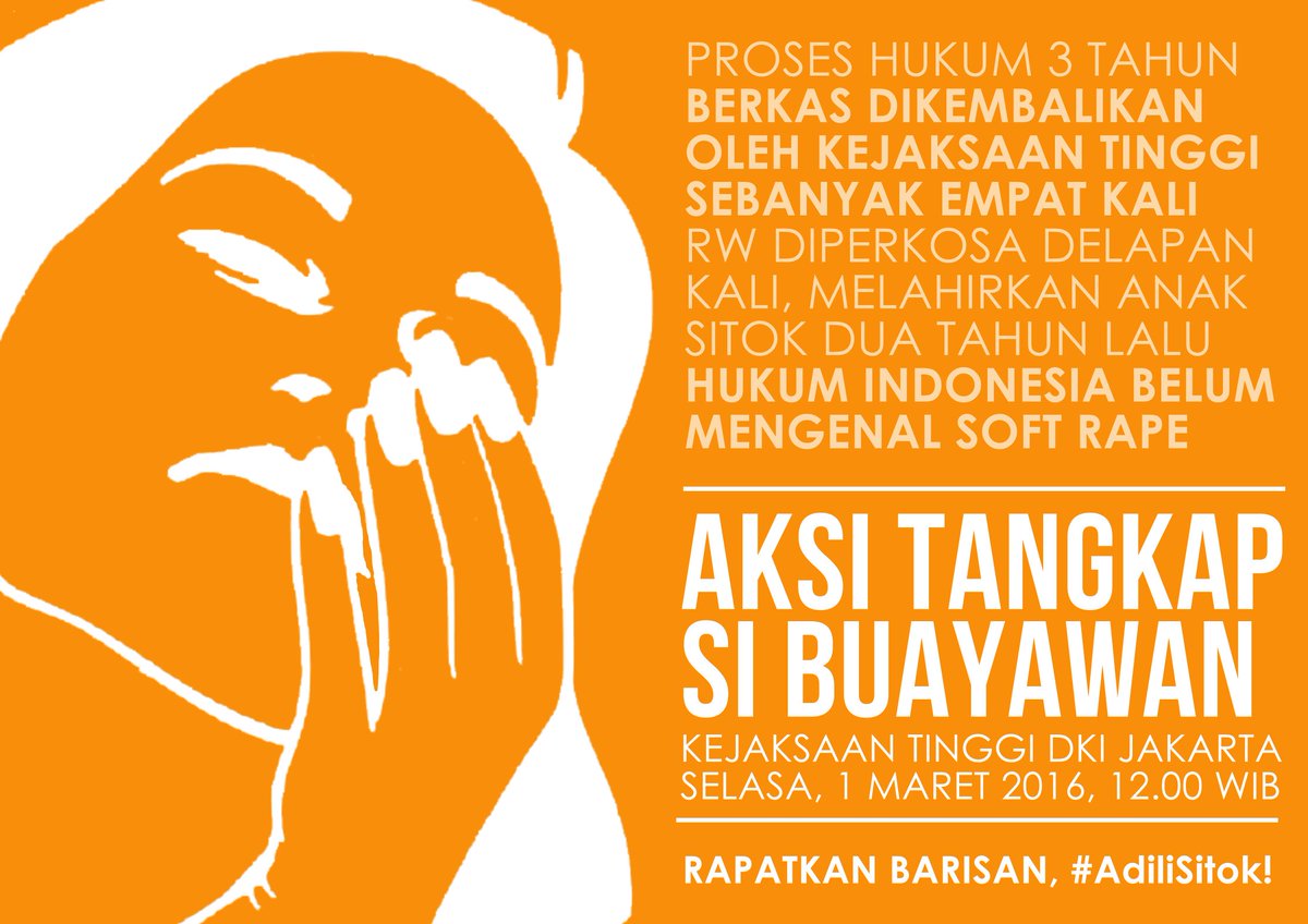 1 Maret, adalah Aksi Kerangkengkan Si Buayawan! Aksi diadakan di Kejaksaan Tinggi DKI Jakarta mulai pukul 12.00 WIB
