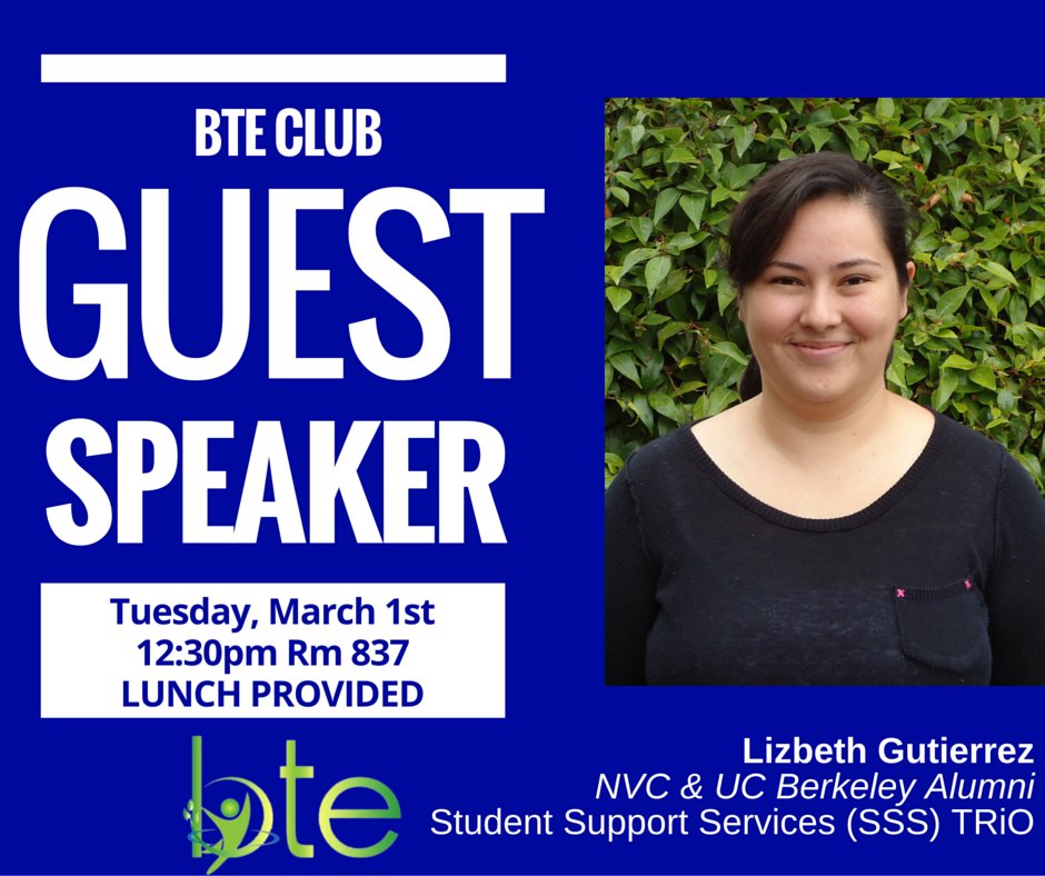 BTEnvc's tweet photo. Reminder! BTE Club meeting tomorrow, March 1st @12:30pm in room 837! RSVP here: https://t.co/otPOTrwtOY https://t.co/XbAeA8P0KR