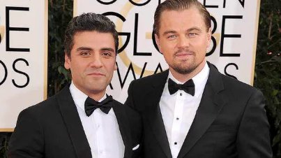 stvrbuck's tweet image. I love these pictures of Leo with an Oscar!!!!