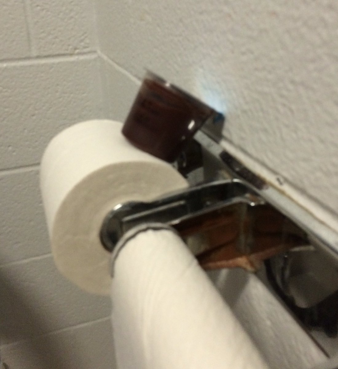 School hack: always keep a pudding cup in the washroom for when times get tough#yourewelcome