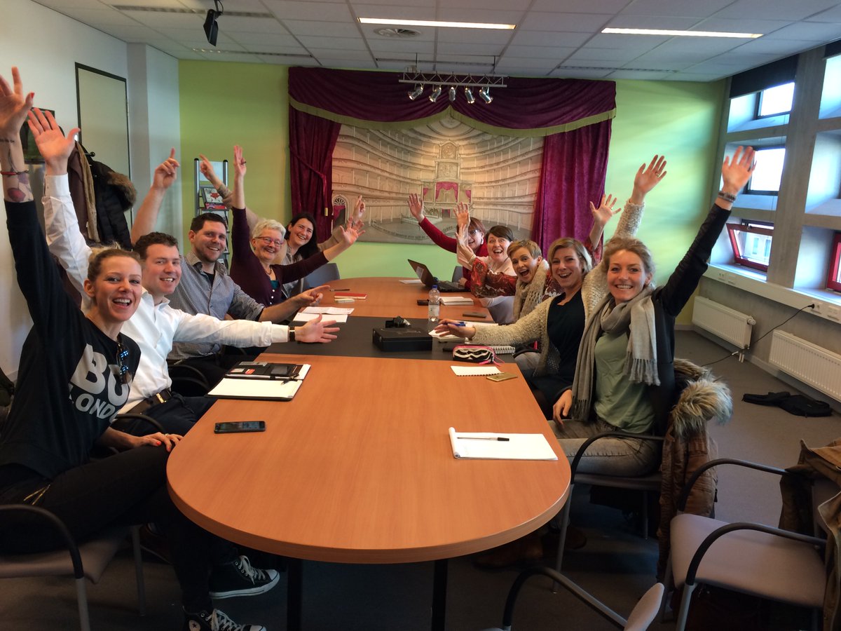 Vruchtbare meeting gehad met (bijna) alle partners van de Dag van het Werkplezier! It's gonna be awesomeee! #DVHW