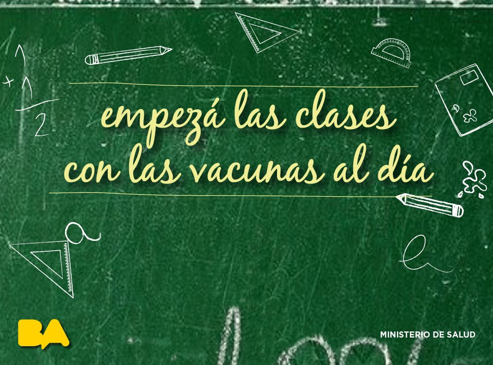 BASalud's tweet photo. En los vacunatorios públicos se aplican las vacunas para los niños en su vuelta al cole https://t.co/c1HzJ1bXqO https://t.co/OpEkk8kven