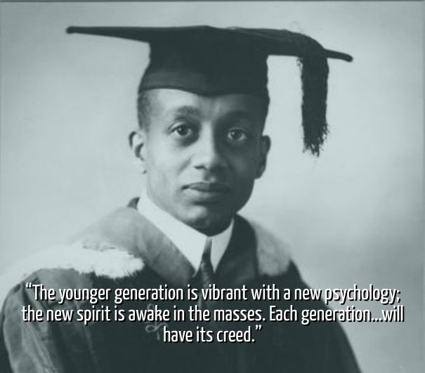 CollegeBoard's tweet photo. Closing out #BlackHistoryMonth with inspiration from Alain LeRoy Locke, the first African-American Rhodes Scholar. https://t.co/5kYPFNfUo9