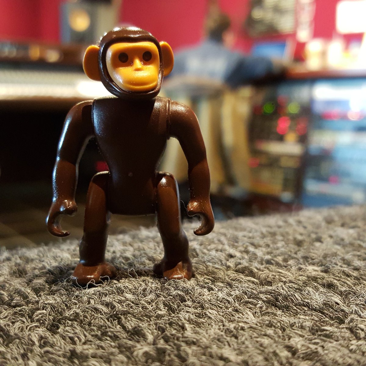 Day 2 at Electrical Audio is go! 
Yeehaw! 
#monkey #ElectricalAudio #SteveAlbini