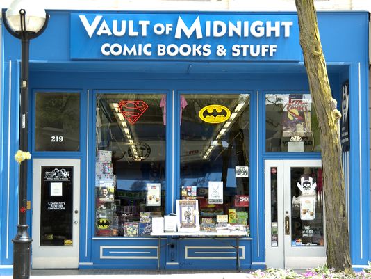 freep's tweet photo. Gilbert's Bedrock bringing new comic book shop, @VaultOfMidnight, to downtown Detroit  https://t.co/EPkyk05lUp https://t.co/AuZ05t9LRw