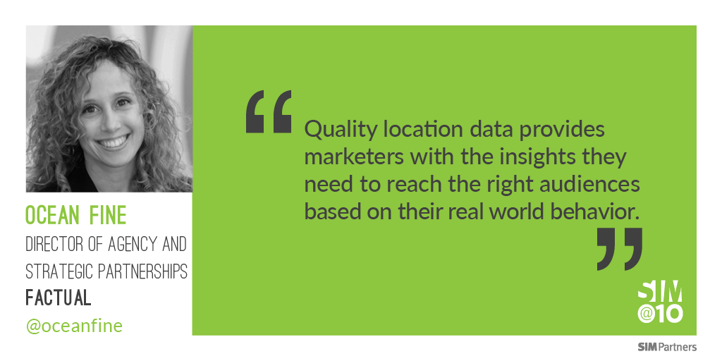 SIMPartners's tweet photo. .@Oceanfine of @Factual discusses the benefits of accurate location data: https://t.co/6h6RiflEgM #SIM10 https://t.co/Shod0oQeYF