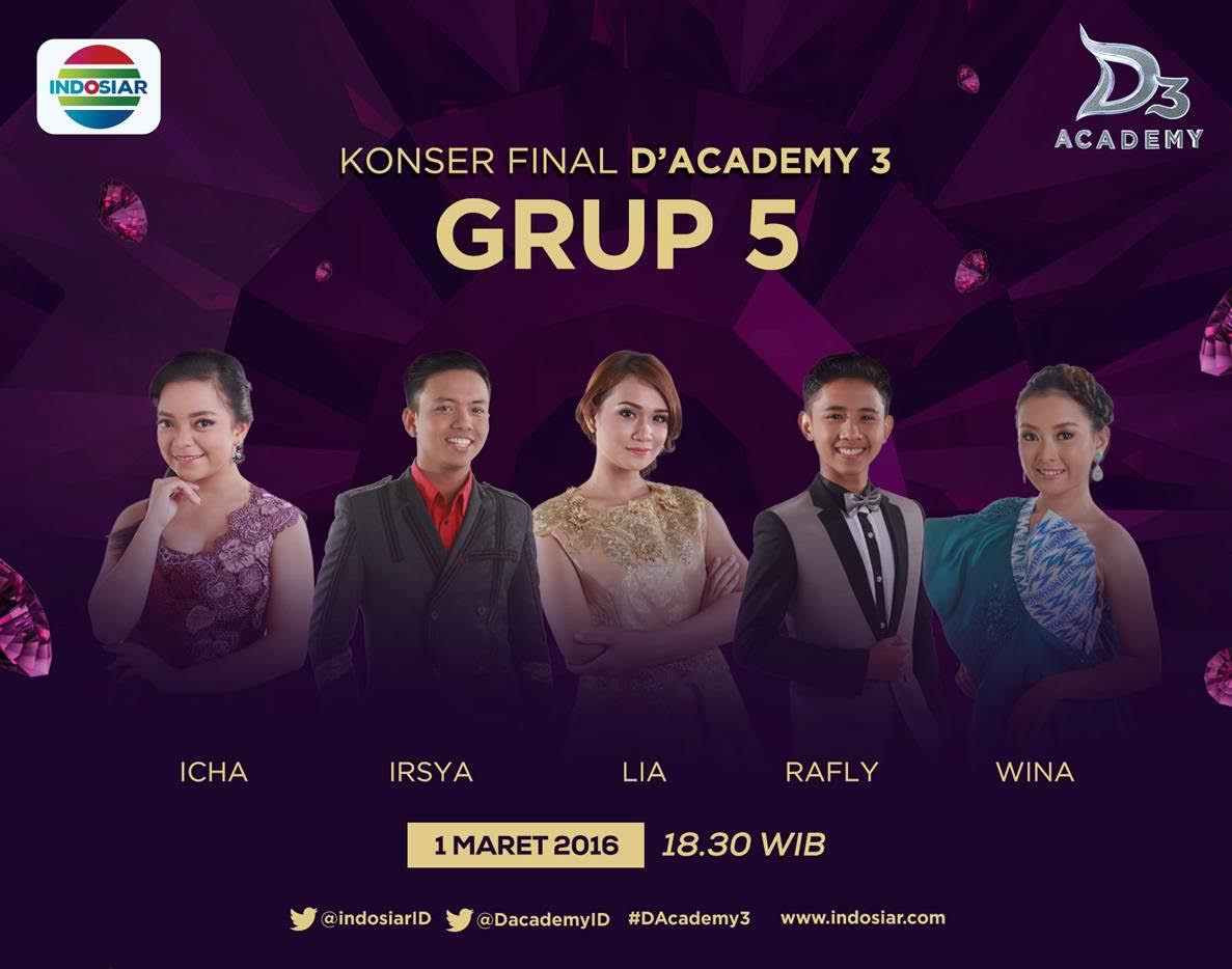 Jangan lupa dukung @DA3_IchaAnisya @da3_Irsya <a href="/DA3_LiaPusvita/">Lia Pusvita</a> <a href="/DA3_Rafly/">Muh.Rafly Heriawan</a> @DA3_Wina @IndosiarID di pkl 18.30 WIB