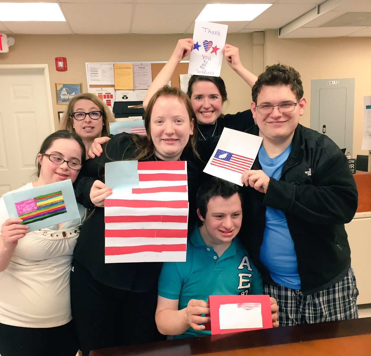 HahnZilla88's tweet photo. STRIVE Program in Clinton, CT is joining in on Leap of Kindness Day. #LeapofKindnessDay #LeapofKindness https://t.co/vXESUWK0Fp
