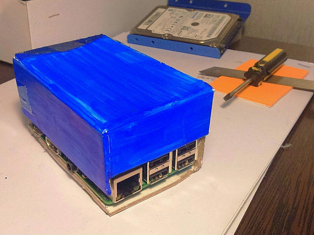 zhahriar's tweet photo. after years of study....finally made my #RaspberryPi2modelB Case https://t.co/NHeQJlAlwc