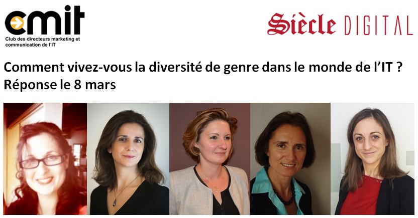JeanDenisG's tweet image. Comment vivez-vous la diversité de genre dans l’#IT? A découvrir le 8 in @Siecledigital #JourneedelaFemme