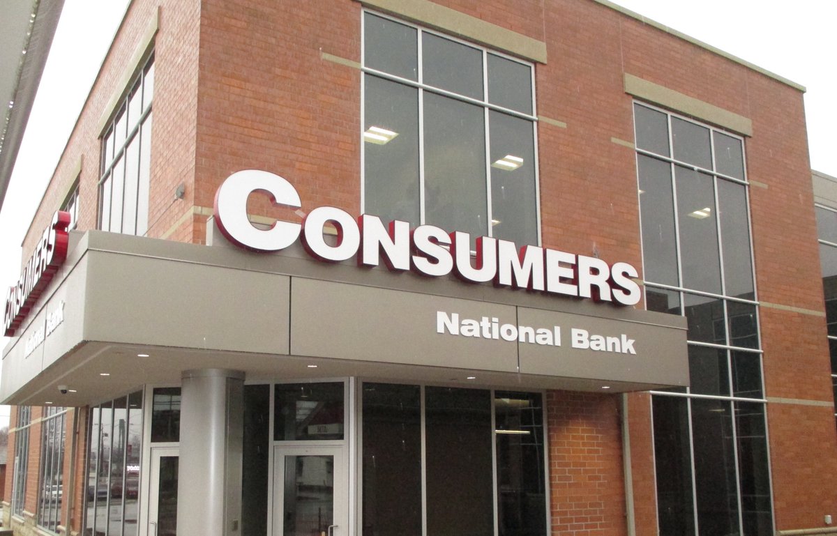 Consumers National Bank moved into their new building! #banking #consumersnationalbank #CBAO