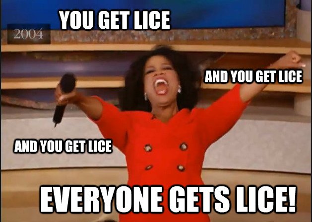 LiceNoMore's tweet image. How every parent feels when schools tell them there's #HeadLice going around
