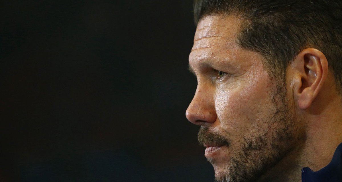 Atleti's tweet photo. . @Simeone: "Sabemos que lo más importante no es la camiseta a la que te enfrentas, si no vestir la del Atlético". https://t.co/Q94UQE6ctt