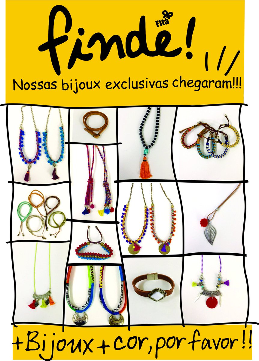 FitaPresentes's tweet photo. Chegaram as nossas bijoux tão esperadas, desenvolvidas exclusivamente para Fitá! +cor+criatividade+bijoux por favor https://t.co/3q1Mk0GWs7