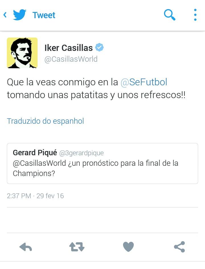 mateusplay2's tweet photo. Eres lo puto amo @CasillasWorld 😂😂 https://t.co/jb3hOnKL0I