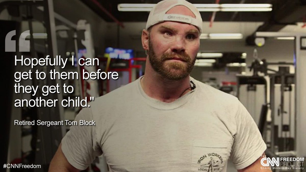 Tom Block used to be a U.S. army ranger. Now his job is catching pedophiles: cnn.it/1TMJ7X1 <a href="/PROTECT/">National Association to Protect Children</a>