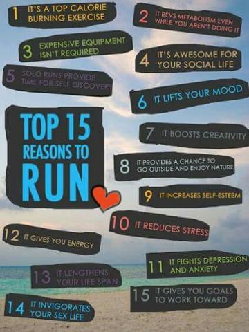 MindRunner1's tweet photo. Here are some reasons why you should run!
#runninginspiration #running #Mindrunner https://t.co/XjSGqh4uSu