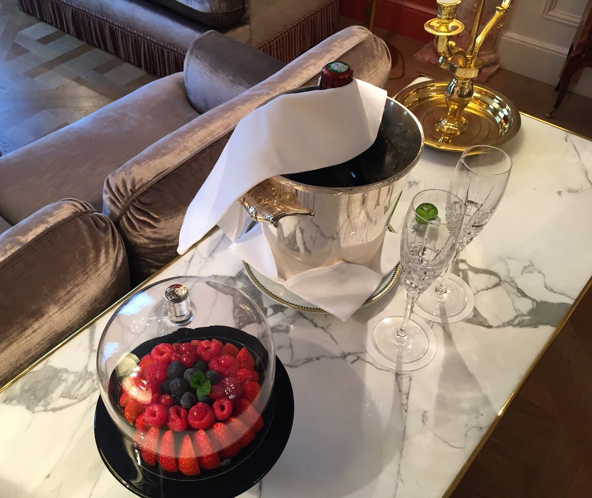 Le Bristol Paris On Twitter Room Service Delicacies