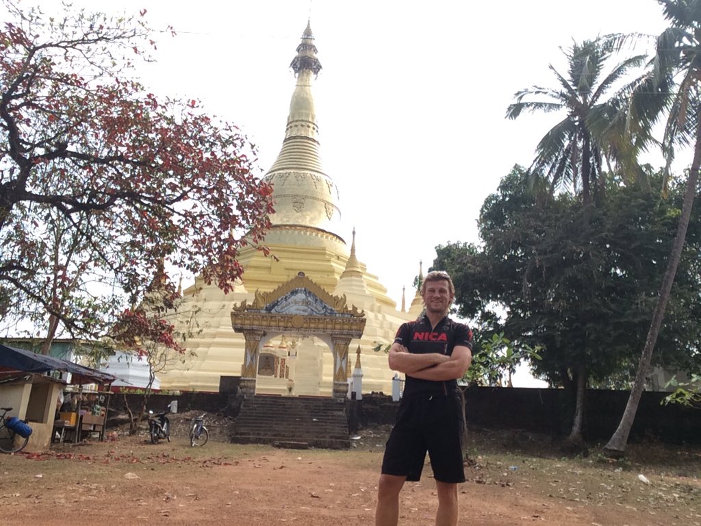 SuttonEd's tweet image. I'm in Yangon (Rangoon) already! From the border at Mae Sot, in 3 days. #Myanmar #cyclingtheworld
