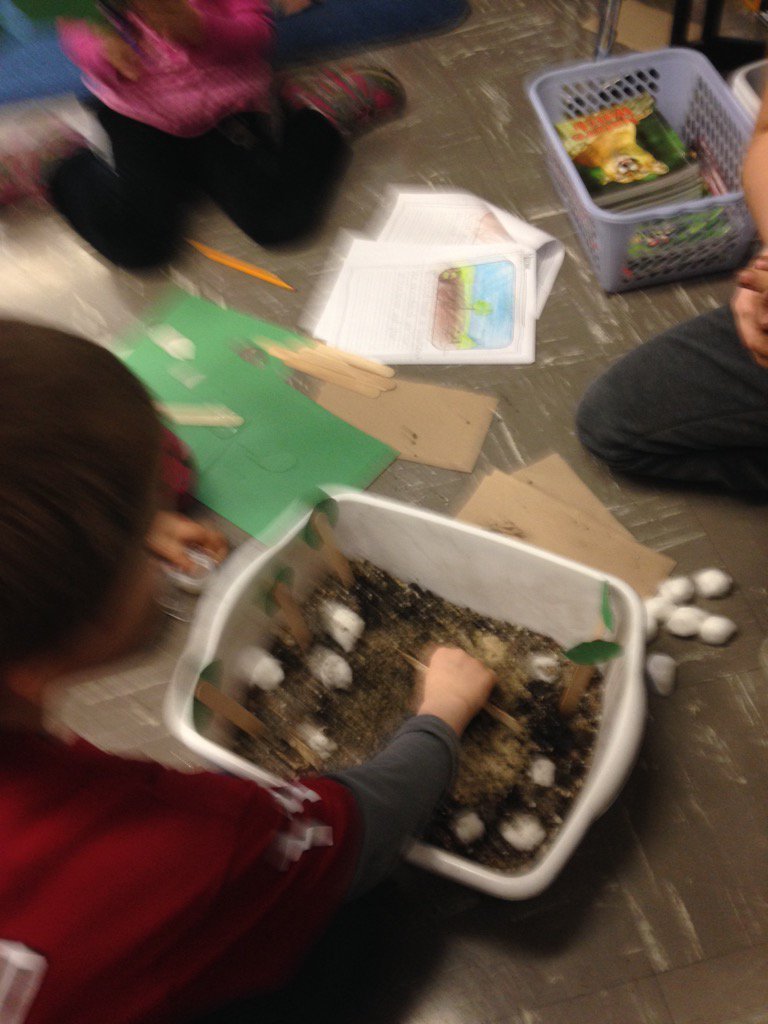 JanetConcodora's tweet photo. Mrs. Concodora's class communicating and collaborating to prevent erosion of our park projects. https://t.co/i3TgAj9b4T