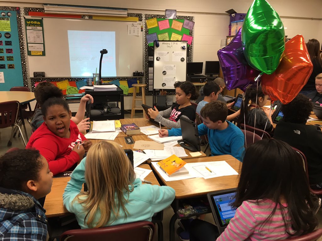 Today our 5th graders received their new iPads and are so excited !  #easternwcps#wcpsmd#4kristenenglish