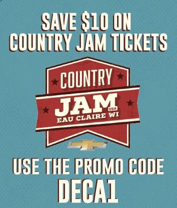 uweccob's tweet photo. REMINDER: Use the code #DECA1 and save $10 on Country Jam! #DECA #CountryJam #uweccob https://t.co/DpHJAozlos