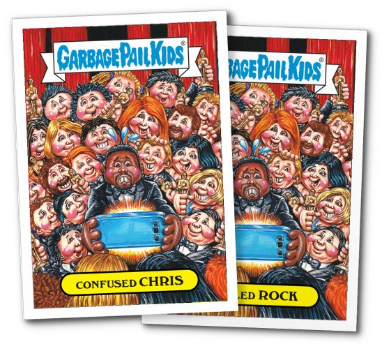 Topps's tweet photo. There was a big party in Hollywood last night. 
See how the Garbage Pail Kids celebrated https://t.co/UQEeAkkghK https://t.co/7e9rAmfKcM