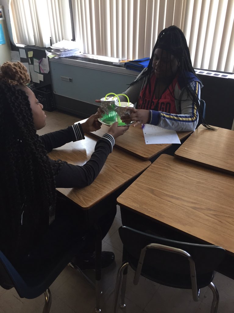 MissHoth's tweet photo. Building their engineering projects! Challenge: make two cups of hot and cold water the same temp! #nmsascience https://t.co/MzKKur1QHF