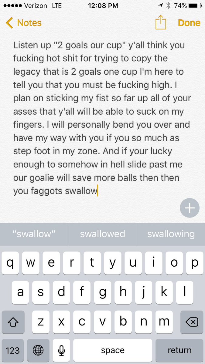 DatSoccerSquad's tweet photo. Message from our star defender to 2 Goals Our Cup @We_Dont_Lose https://t.co/IAqxYKezmo
