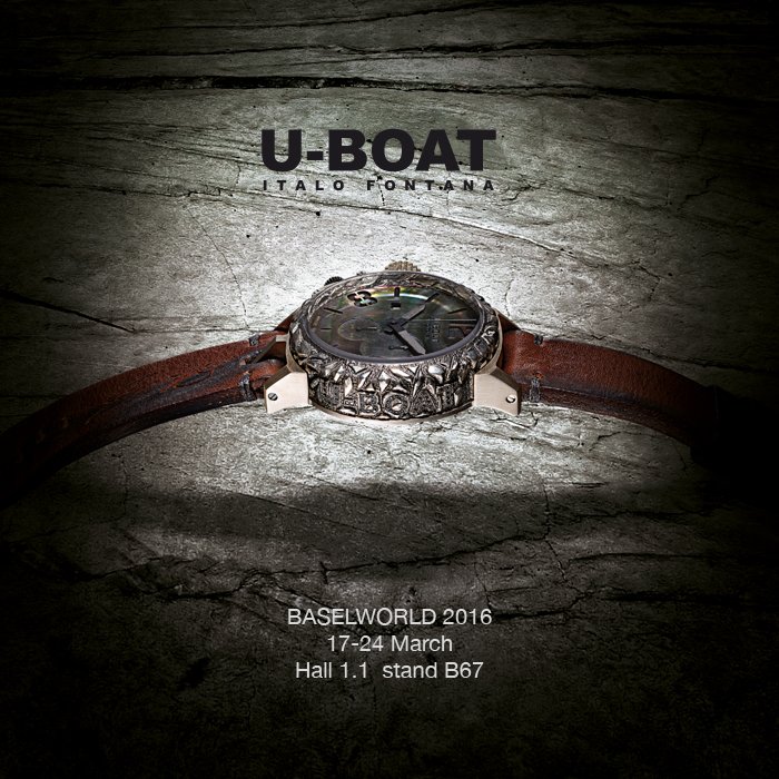 UBOATWATCHES's tweet photo. Baselworld 2016 - ready for the new collections? #Uboatnolvelty16 #Baselworld2016 #watchcollection2016 https://t.co/WaDN1JlAmR