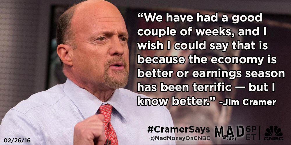 MadMoneyOnCNBC's tweet photo. The power of oil strikes again today #CramerSays https://t.co/Jmk9P63GUT