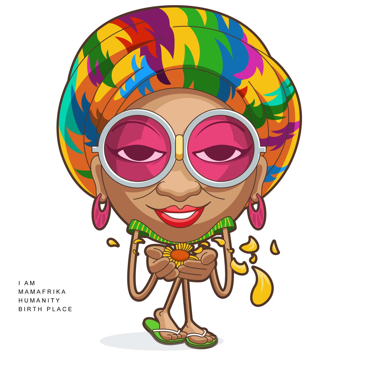 Moko3000's tweet photo. MAMAFRIKA ✍ #Mamafrika #Bomoko #Earthman #Illustration #Art #Character #BlackWomenEmpowerment #CreativityForACause https://t.co/fF8X6Cm5yH