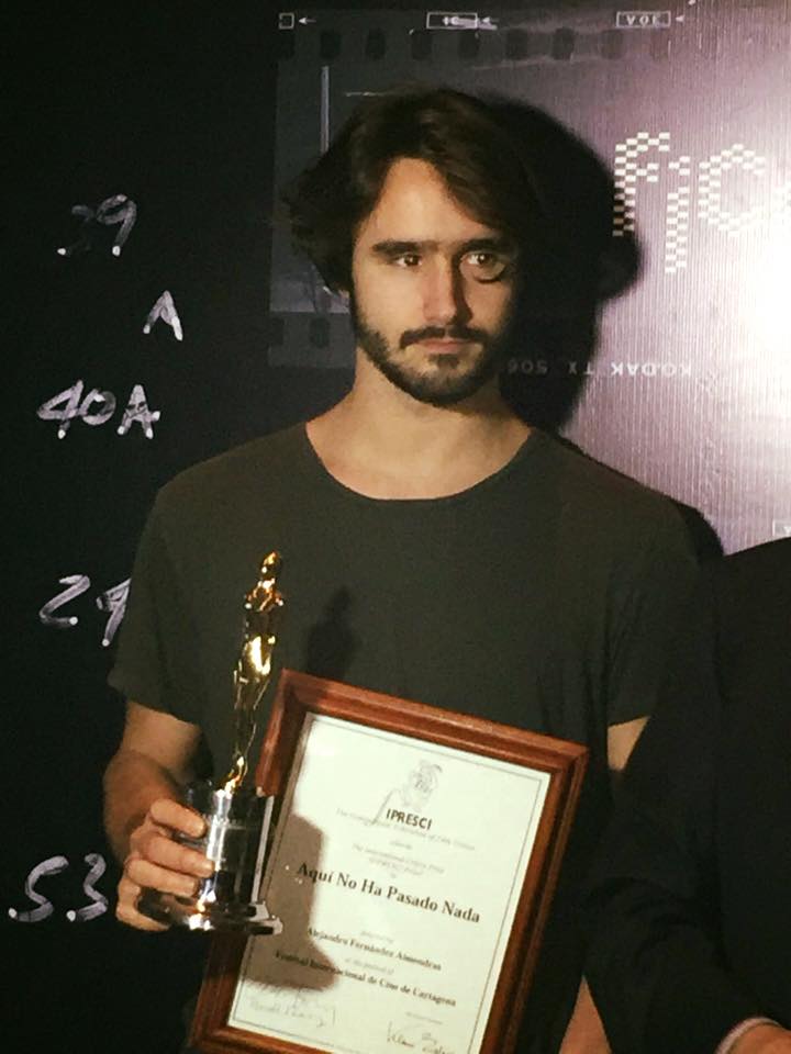 cinemachile's tweet photo. AQUI NO HA PASADO NADA gana premio FIPRESCI (Federación Internacional de Críticos de Cine) en @_FICCI_ https://t.co/Jdru2AA658