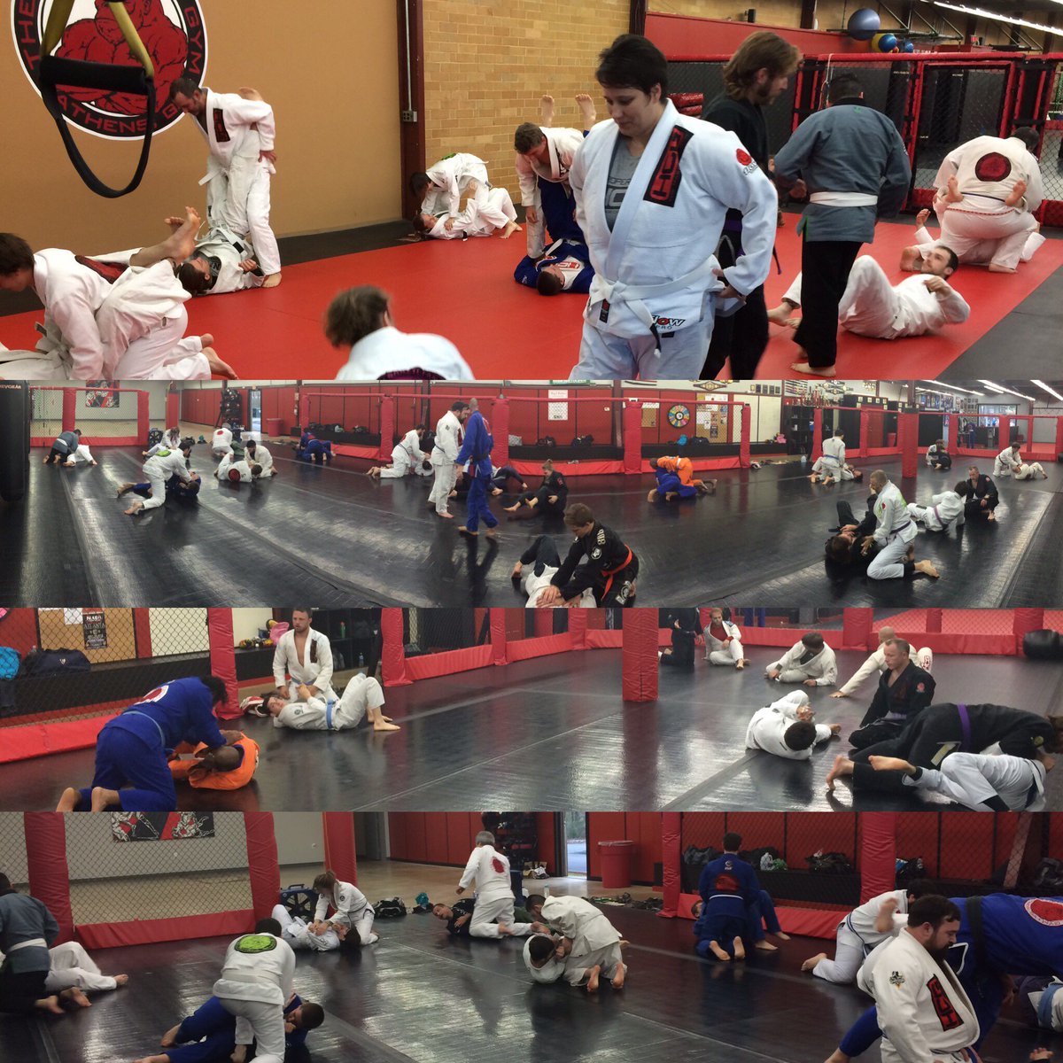 SBGAthens's tweet photo. Spring break didn’t stop us from having a packed house today. #SBG #athensbestmartialarts #athensmma #athensbjj https://t.co/HtcCeESE1N