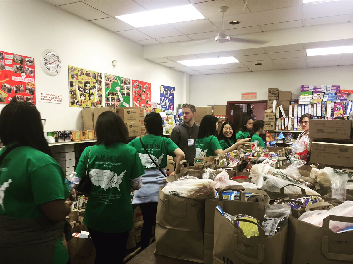 Today we served at St. James Food Pantry! So much knowledge was gained and a new appreciation for their organization