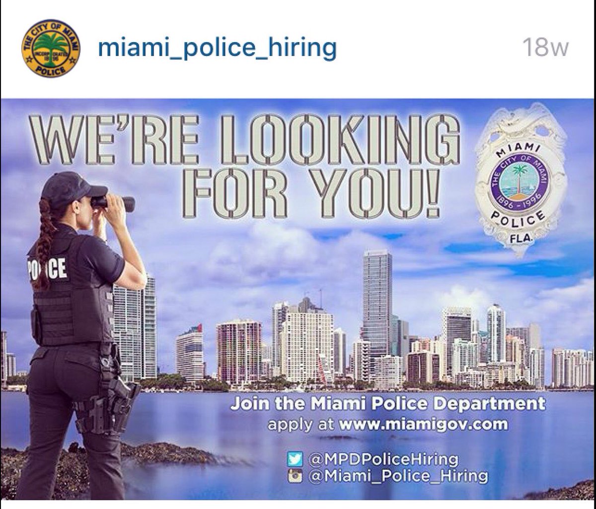 Miami Police Hiring tweet media