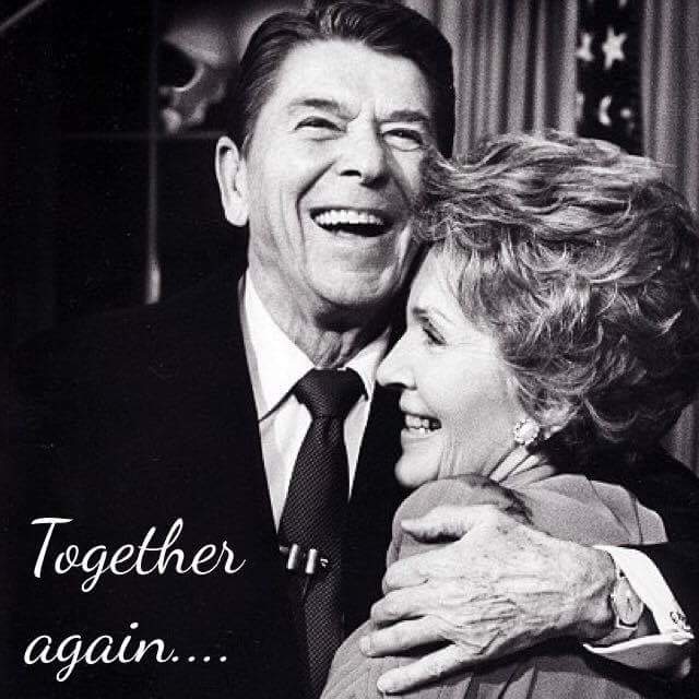 WAFallenHBP's tweet photo. True love never dies #NancyReagan #FirstLadyNancyReagan #RonaldReagan #ForeverLove #Love #Respect #Heaven https://t.co/l5mFGO9wWL